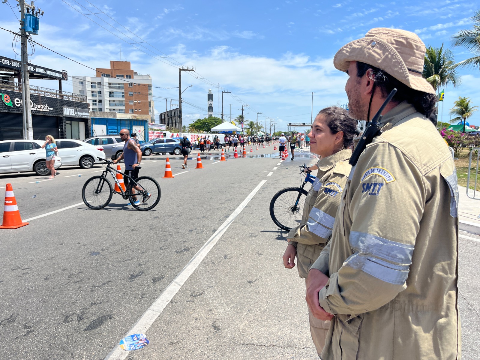 Prefeitura de Aracaju garante trânsito seguro durante circuito do Ironman 70.3 - SMTT Aracaju